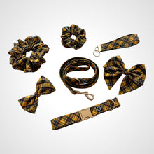 Load image into Gallery viewer, Mustard Tartan Bow Tie
