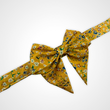 Load image into Gallery viewer, Mustard Floral Sailors Bow