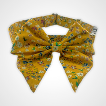 Load image into Gallery viewer, Mustard Floral Sailors Bow