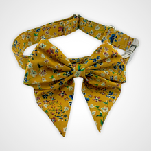 Load image into Gallery viewer, Mustard Floral Sailors Bow