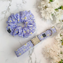 Load image into Gallery viewer, Gingham Daisy Collar