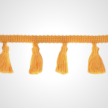 Load image into Gallery viewer, Mustard tassel trim - bandana add on