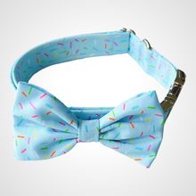 Load image into Gallery viewer, Blue Sprinkles Bow Tie