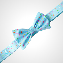 Load image into Gallery viewer, Blue Sprinkles Bow Tie