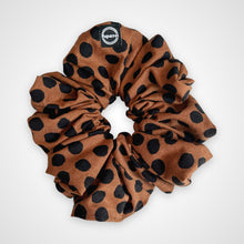Load image into Gallery viewer, Cocoa Dot Scrunchie