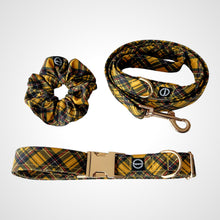 Load image into Gallery viewer, Mustard Tartan Scrunchie
