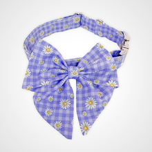 Load image into Gallery viewer, Gingham Daisy Sailors Bow
