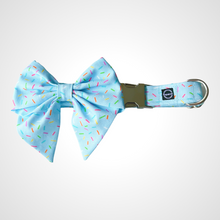 Load image into Gallery viewer, Blue Sprinkles Sailors Bow
