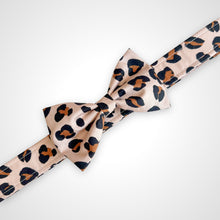 Load image into Gallery viewer, Blush Leopard Bow Tie
