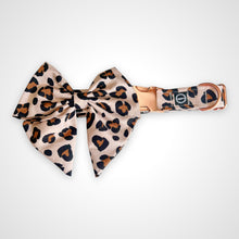 Load image into Gallery viewer, Blush Leopard Sailors Bow
