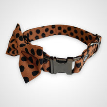 Load image into Gallery viewer, Cocoa Dot Bow Tie

